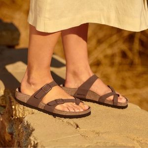 Birkenstock Mayari Birkibuc Mocha Sandal 37